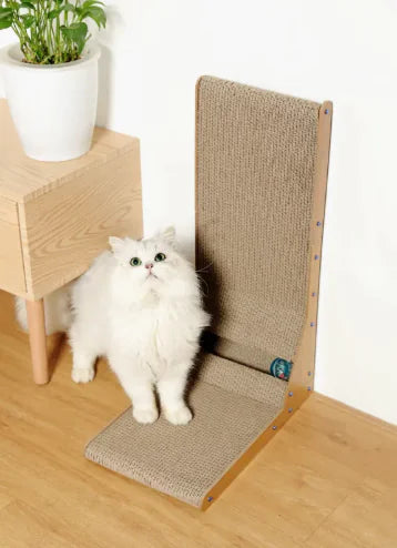 L-Shaped Cat Scratching Board